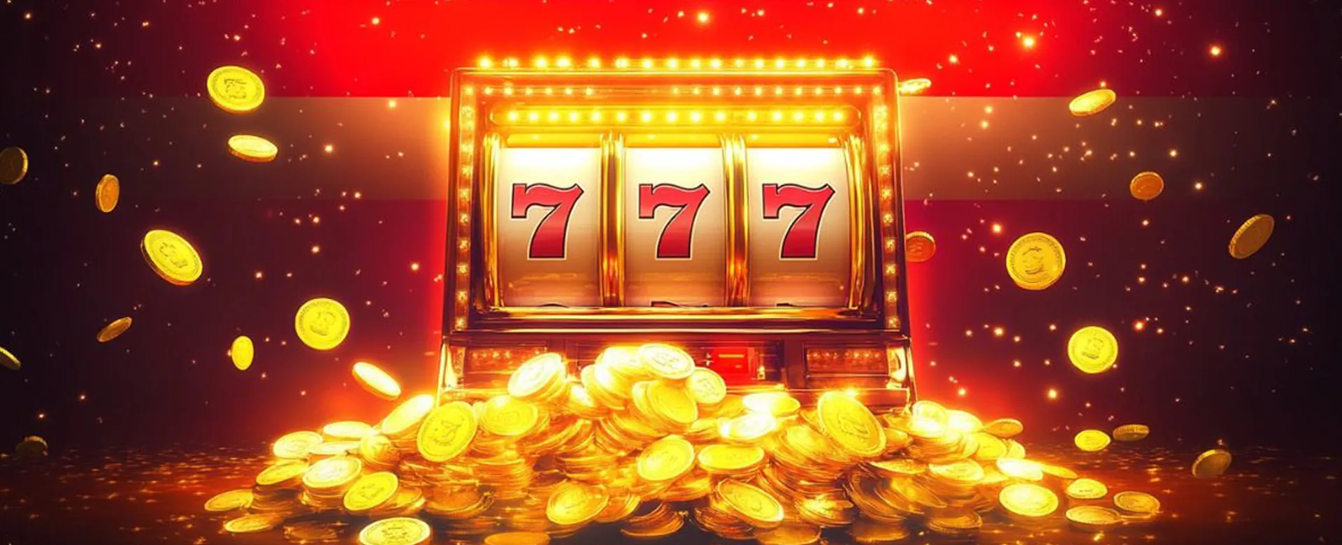 TG77 online casino registration hero image with golden theme and secure gaming elements